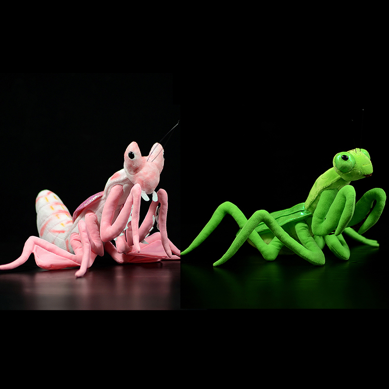 Orchid Kids Education - Sevimli Gerçekçi Pembe Orkide Mantis Peluş