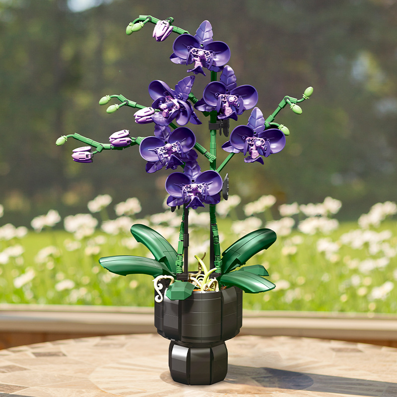 Orchid Kids Education - Orkide Bitki Yapı Taşları Seti DIY