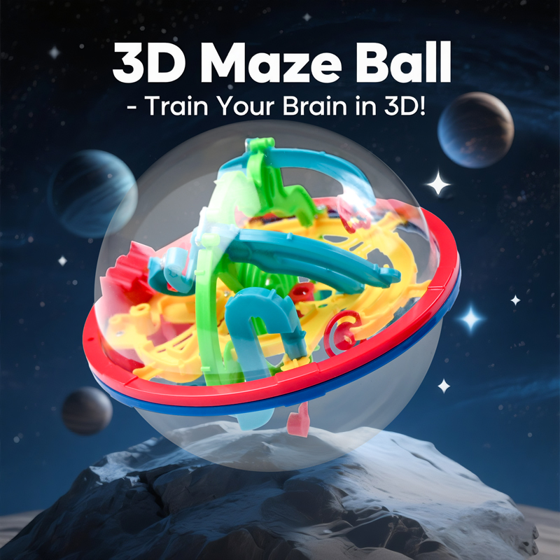 Kids Education Level - 3D Sihirli Top Labirent Zeka Akıllı
