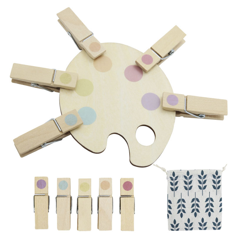 Montessori Shelf Toy - Mini Montessori Görsel Duyusal Oyuncaklar Ahşap