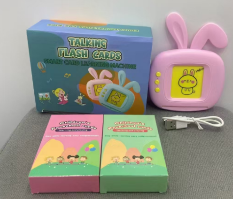 Kids Educational Reader - Sevimli Tavşan Konuşan Flaş Kart Okuyucu