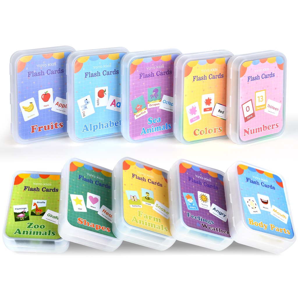 Kids Educational Games Learn English - Çocuklar Montessori bebek ingilizce kelime kartı