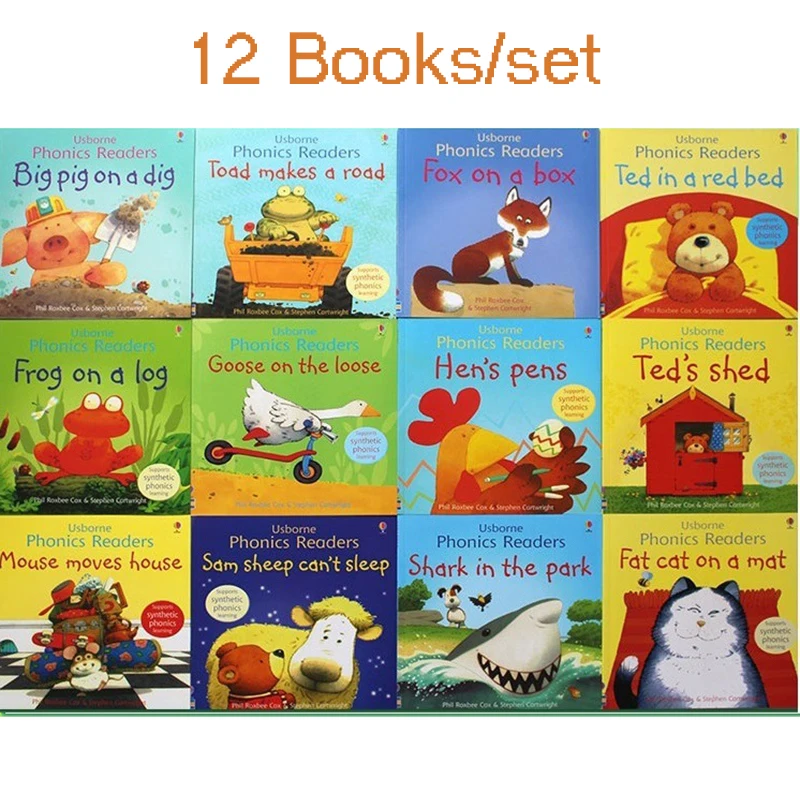 Kids Educational Reader - 12 Kitaplar 1 Takım Çocuklar için
