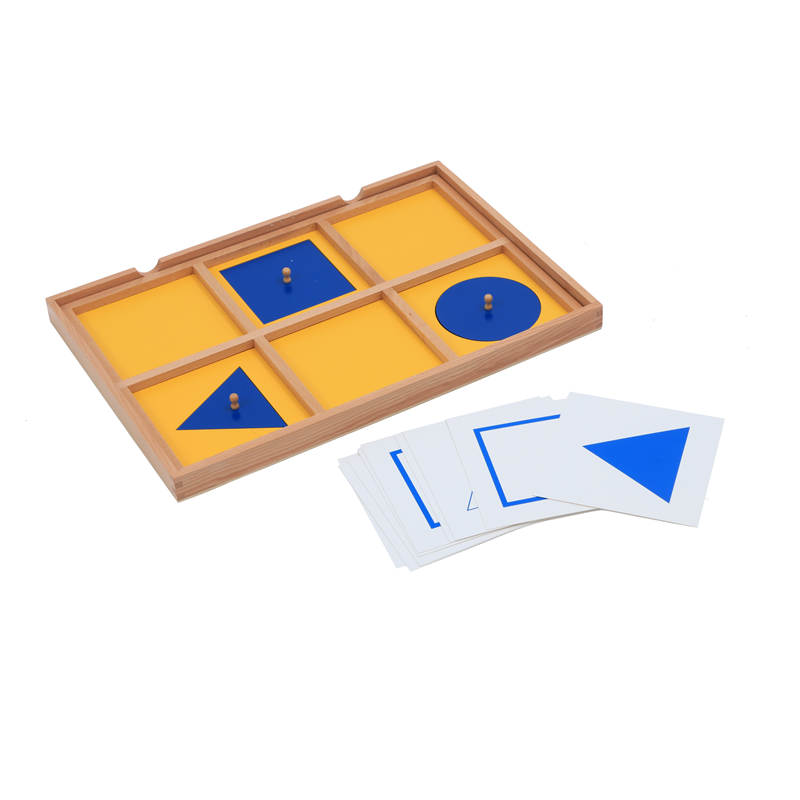 Montessori Shelf Toy - Montessori Duyusal Oyuncaklar Geometrik Gösteri Tepsisi