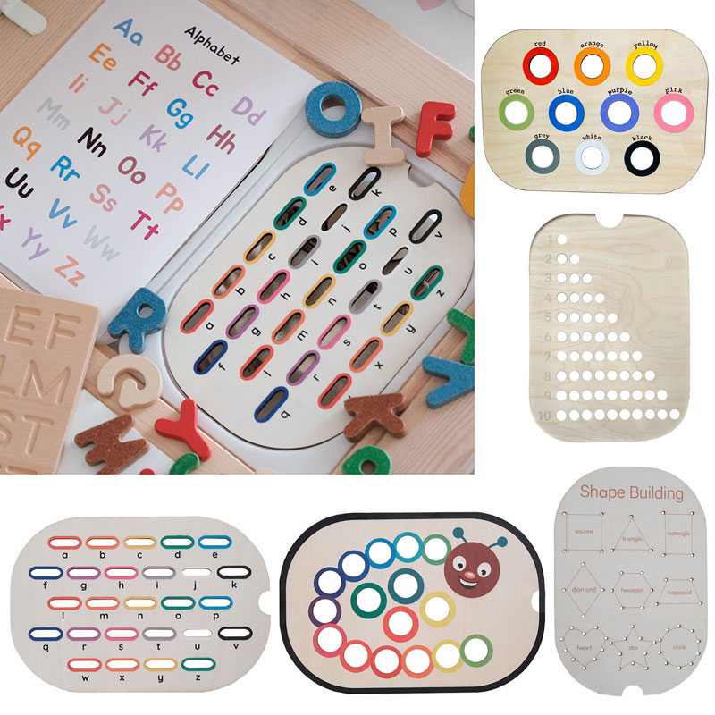 Montessori Shelf Toy - Çocuk Montessori Oyunları Güzel Hareket Eğitimi