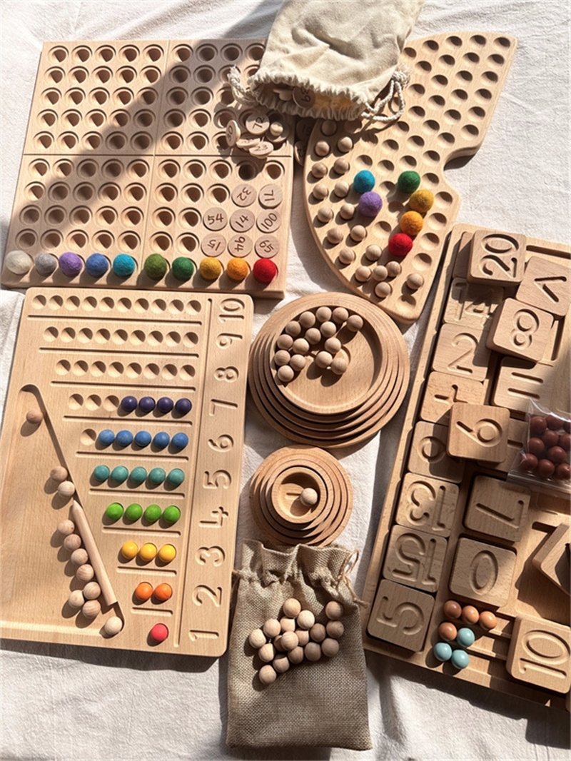 Montessori duyusal ahşap oyunc - Montessori Shelf Toy incelemesi ve fiyatı