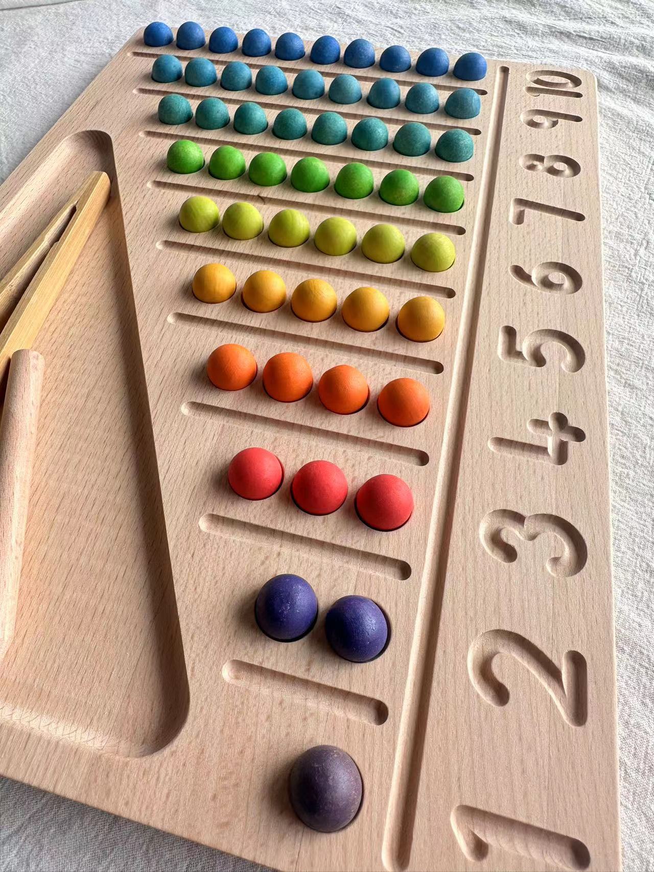 Montessori duyusal ahşap oyunc - Montessori Shelf Toy incelemesi ve fiyatı