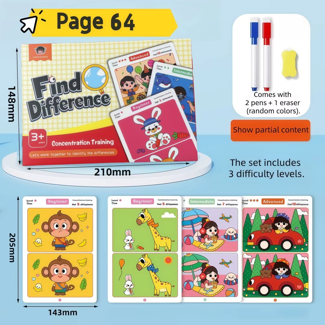 Farklılıkları Bul Kart Oyunu Y - Kids Education Level incelemesi ve fiyatı
