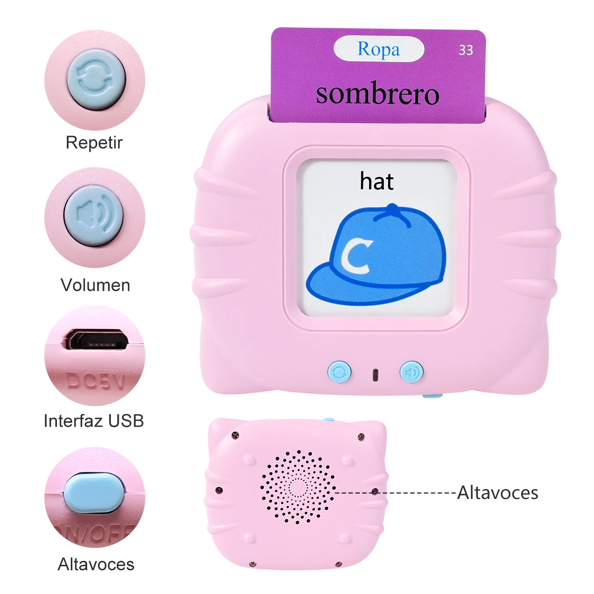 Elektronik İspanyolca Bilişsel - Kids Educational Games Learn English incelemesi ve fiyatı