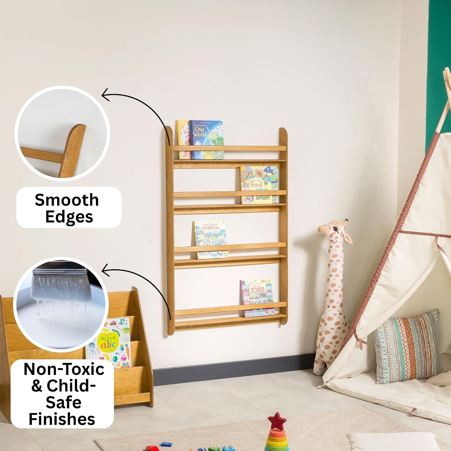 Montessori Duvar Kitaplığı Çoc - Montessori Shelf Toy incelemesi ve fiyatı