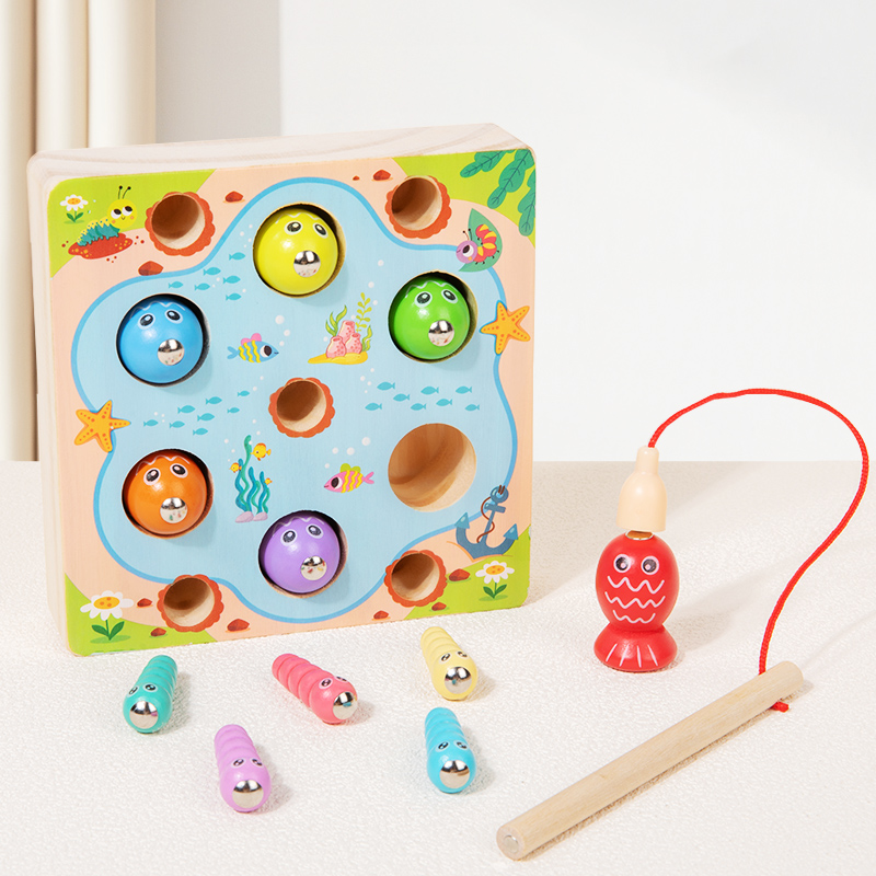 Çocuklar için Ahşap Balık Tutm - Montessori Shelf Toy incelemesi ve fiyatı