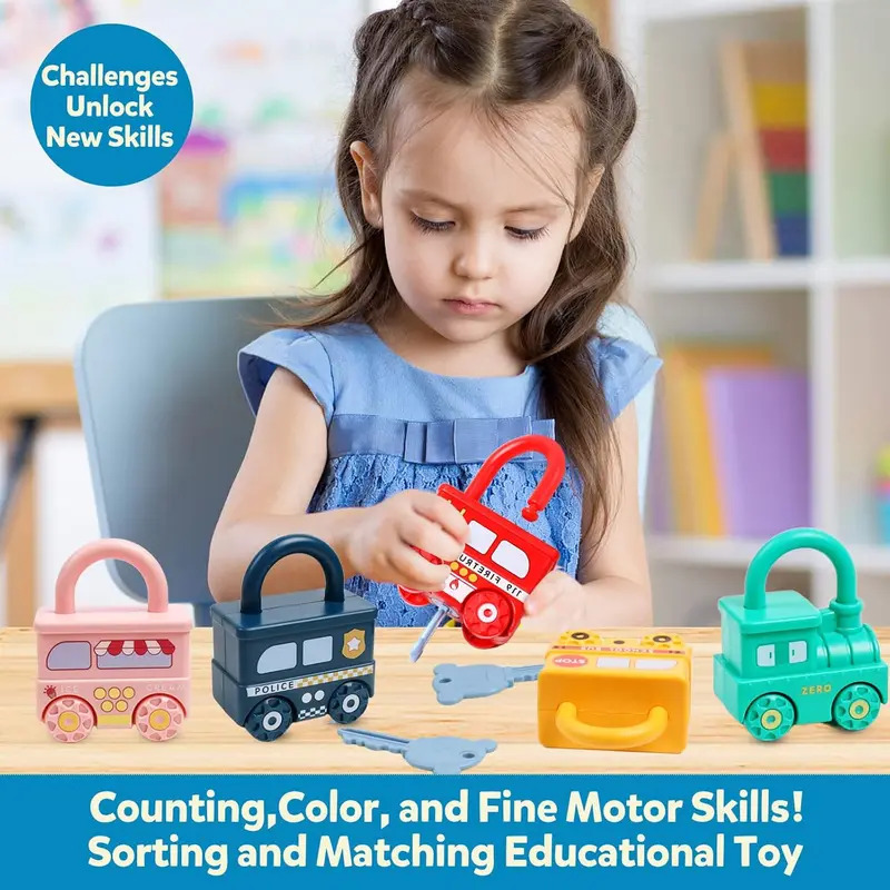 Çocuklar için Anahtarlı Eğitic - Montessori Shelf Toy incelemesi ve fiyatı