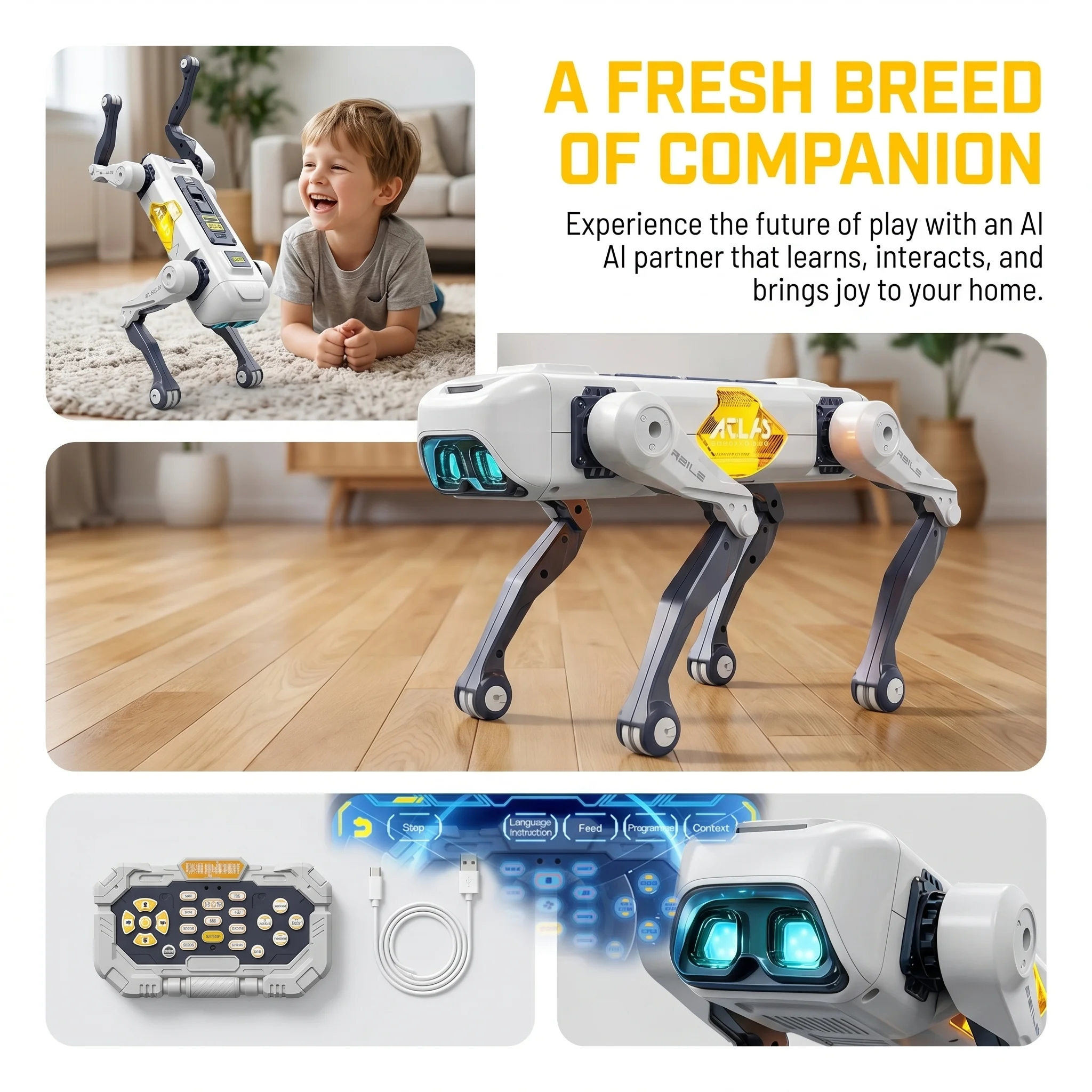 Yapay Zeka Akıllı Robot Köpek, - Kids Education Product incelemesi ve fiyatı