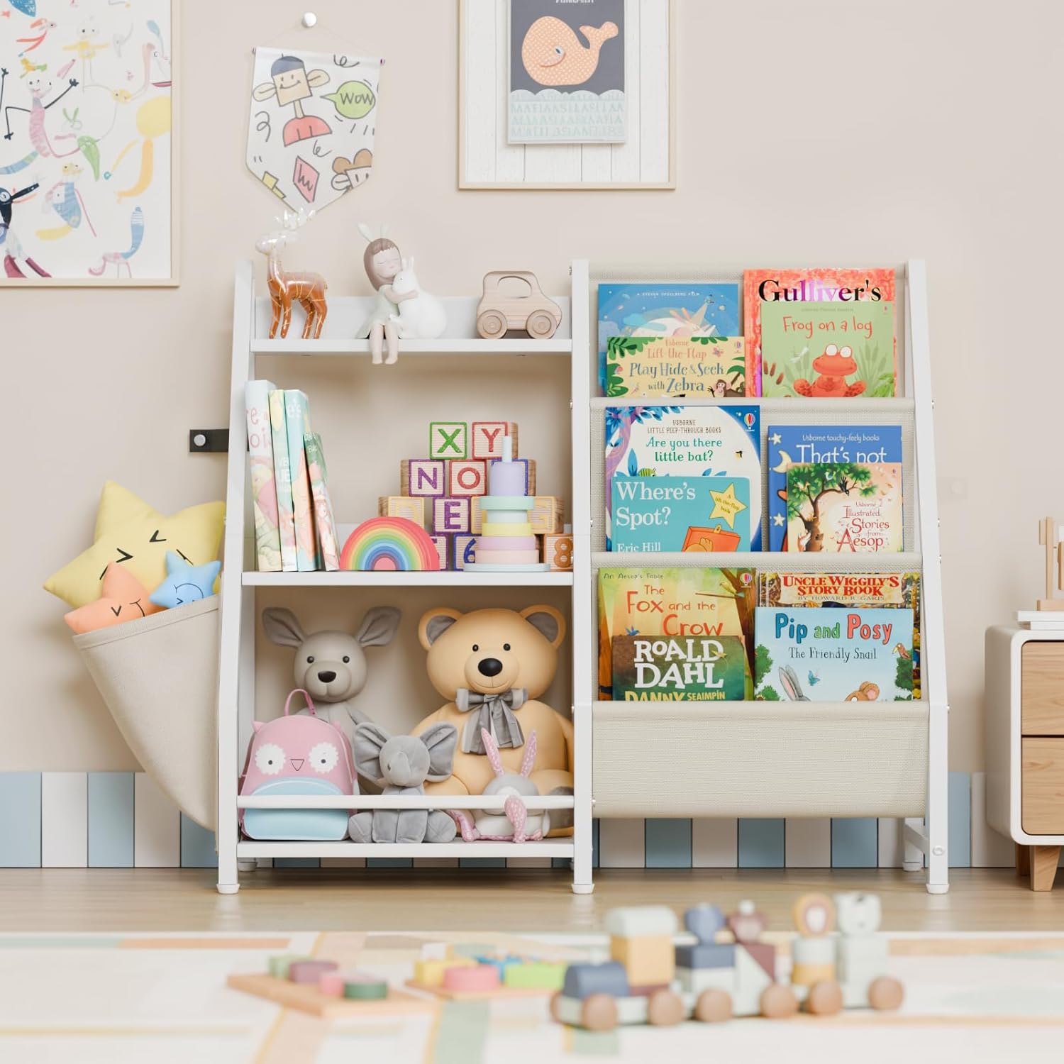 3 Katlı Çocuk Kitaplığı ve Oyu - Montessori Shelf Toy incelemesi ve fiyatı