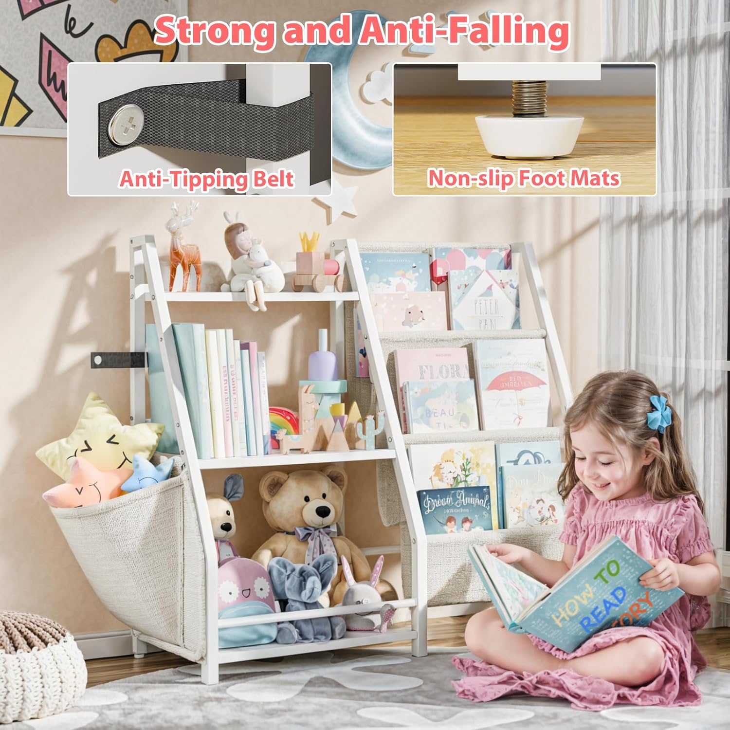 3 Katlı Çocuk Kitaplığı ve Oyu - Montessori Shelf Toy incelemesi ve fiyatı
